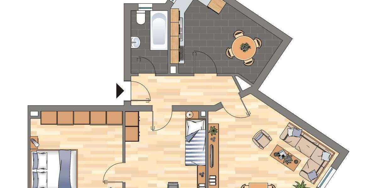 Etagenwohnung Neustadt an der Weinstraße - 3 Zimmer, 71 m&sup2;, 759&euro; | Angebot:27250784