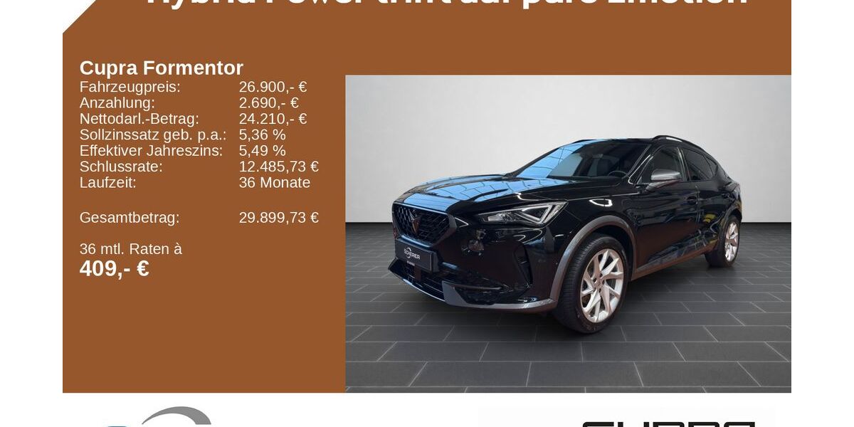 Cupra Formentor 41.193 km 23.900 &euro; Kaiserslautern 67657