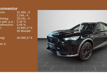 Cupra Formentor 22.331 km 29.990 &euro; Kaiserslautern 67657