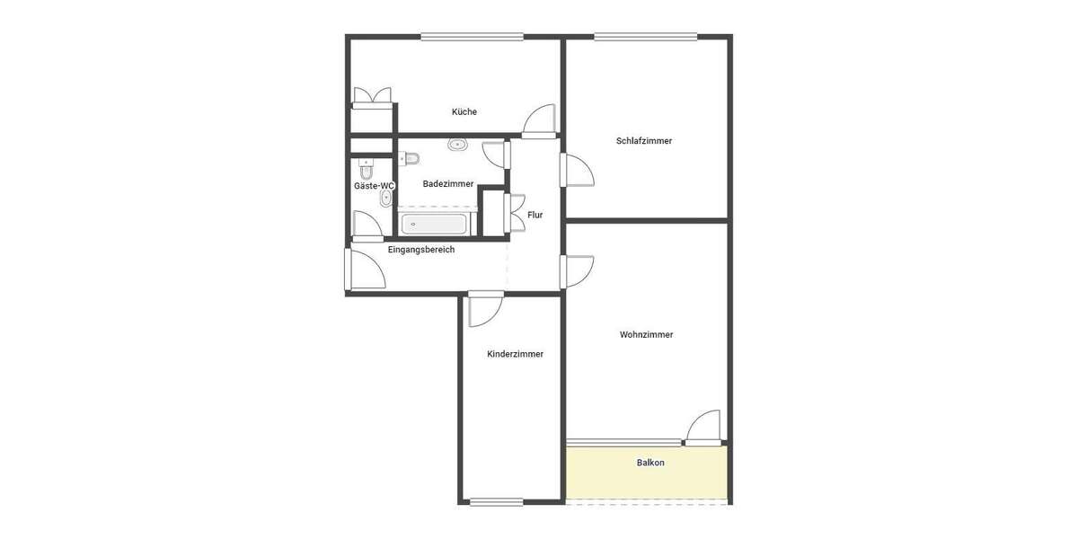 Etagenwohnung Neustadt an der Weinstraße - 3 Zimmer, 72 m&sup2;, 749&euro; | Angebot:27317555