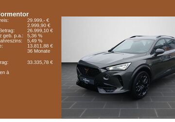 Cupra Formentor 26.664 km 28.800 &euro; Kaiserslautern 67657